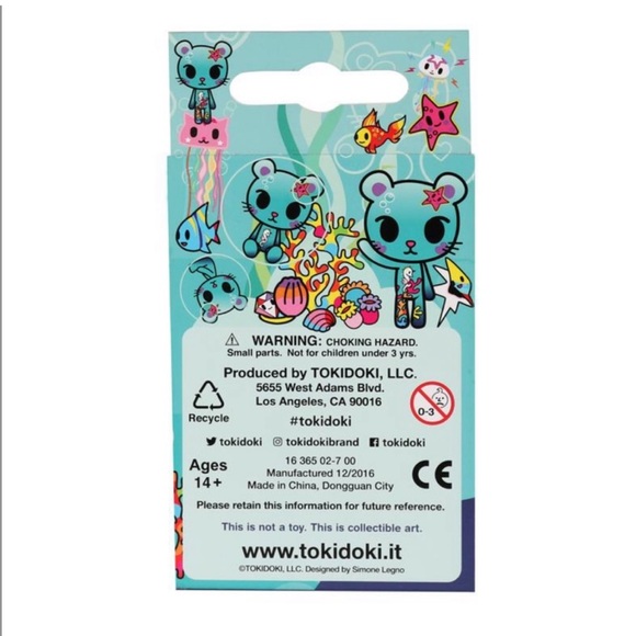 ❤️ Tokidoki "Sea Punk Palette" Keychain New in Box - Picture 2 of 8